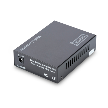 Digitus Fast Ethernet Media Converter, Multimode SC connector, 1310nm, up to 2km 	DN-82020-1 SC duplex  10/100M RJ45 port