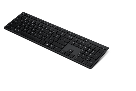 Lenovo Professional Wireless Rechargeable Keyboard 4Y41K04068 US, Grey, Scissors switch keys