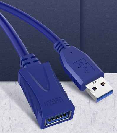 PRZEDŁUŻACZ USB 3.0 AM-AF KABEL PRZEWÓD 5 Gb/s 1M