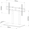 MINISTOLIK/STOJAK+UCHWYT DO TV 32-65" 50KG SD-32 ART Vesa 600x400