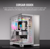 Corsair PC Case | 6500X Dual Chamber | White/Satin Gray Aluminum | Mid-Tower | Power supply included No