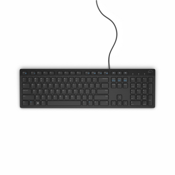 Dell KB216 Standard Wired Chiclet style RU Black Numeric keypad 503 g