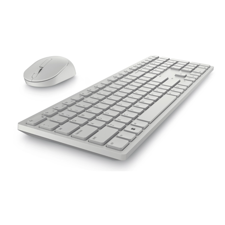 Dell Keyboard and Mouse KM5221W Pro Keyboard and Mouse Set Wireless Mouse included Keyboard Technology - Plunger; Movement Resolution - 4000 dpi RU 2.4 GHz White