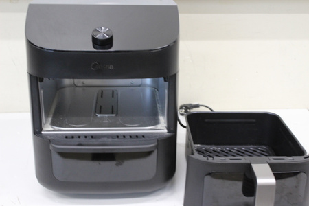 SALE OUT. Midea MAD1100DADK Air fryer digital,Two-zone cavity, 6.4L + 4.4L | Midea Two Zone Airfryer | MAD1100DADK | Power 1850 W | Capacity 4.4/6.4 L | Rapid Air technology | Black | USED, DIRTY, SCRATCHED ON TOP