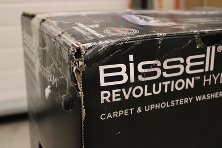 SALE OUT. Bissell Revolution® HydroSteam™ Carpet Washer, Handstick | Bissell | Revolution HydroSteam Carpet Washer | 3670N | Corded operating | Handstick | Washing function | 1300 W | Black/Titanium/Blue | Warranty 24 month(s) | DAMAGED PACKAGING, DIRTY, 