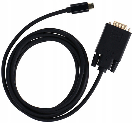 Kabel USB C do VGA 1,8M Adapter Przejściów MacBook