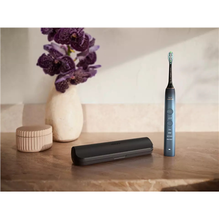 Philips HX9911/88 Philips Sonicare DiamondClean 9000 Electric toothbrush with app, Blue Philips Electric Toothbrush with app HX9911/88 Sonicare DiamondClean 9000 Rechargeable For adults  Dark Blue Number of brush heads included 1 Number of teeth brushing 