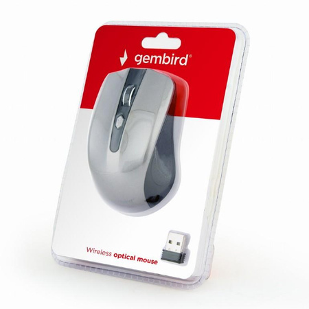 Gembird Mouse MUSW-4B-04-BG Standard Black/ Space Grey Wireless