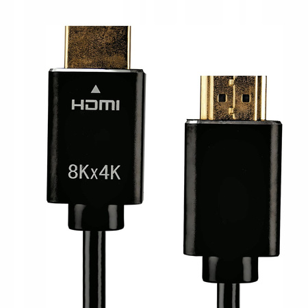 Kabel HDMI 2.1 ULTRA HIGH SPEED PRZEWÓD GIĘTKI PREMIUM UHD 8K 4K 120Hz 5M