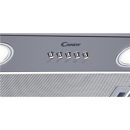 Candy Hood CBG625/1X Canopy Energy efficiency class C Width 52 cm 207 m³/h Mechanical LED Stainless Steel