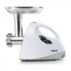 Tristar VM-4210 Meat Grinder White, 3 Stainless steel grinding plates, Aluminum grinder head, Aluminum hopper tray, Sausage stuffer, Kubbe attachment, Sausage accessory, Stainless steel blade, 550 W