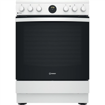 INDESIT Cooker IS67V8CHW/E	 Hob type Vitroceramic, Oven type Electric, White, Width 60 cm, Grilling, 69 L, Depth 60 cm