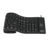 Logilink Flexible waterproof Keyboard USB + PS/2 ID0019A Flexible keyboard Wired DE Black