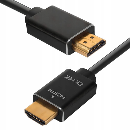 Kabel HDMI 2.1 ULTRA HIGH SPEED PRZEWÓD GIĘTKI PREMIUM UHD 8K 4K 120Hz 5M