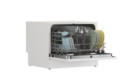 Dishwasher | CP 6E51LW | Table | Width 55 cm | Number of place settings 6 | Number of programs 5 | Energy efficiency class E | White