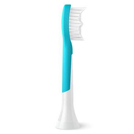 Philips Replacement brush heads | HX6044/90 Sonicare For Kids7+ | Heads | For kids | Number of brush heads included 4 | White/Blue