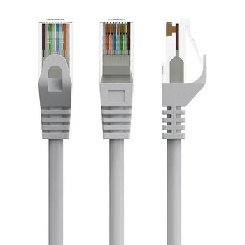 Kabel sieciowy UTP Gembird PP6U-CU-0.5M kat.6 Patch cord 0.5m szary