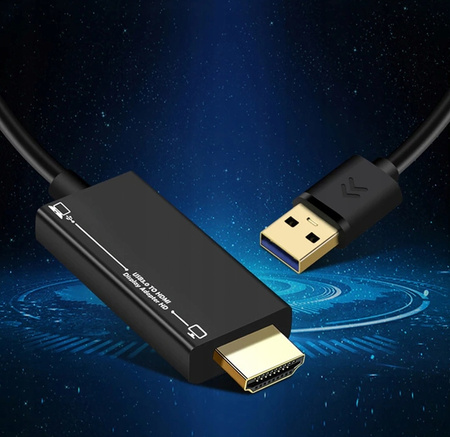 KABEL USB 3.0 do HDMI KONWERTER KARTA GRAFICZNA 2M