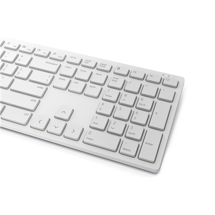 Dell Keyboard and Mouse KM5221W Pro Keyboard and Mouse Set Wireless Mouse included Keyboard Technology - Plunger; Movement Resolution - 4000 dpi RU 2.4 GHz White