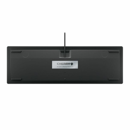 CHERRY Keyboard AK-C8112 Medical corded sealed [DE] black IP68 +++ kabelgebunden, vollversiegelt, IP68