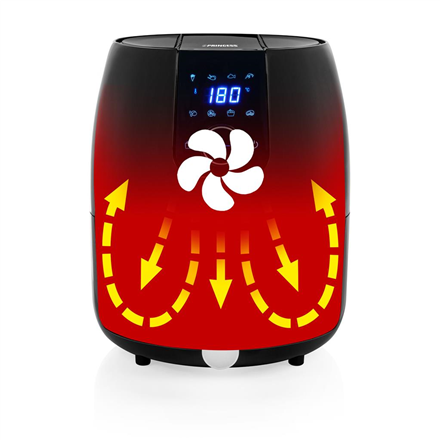 Princess Digital Aerofryer XXL 182025 Power 1500 W Capacity 4.5 L Black