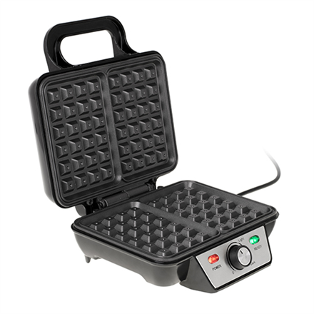 Camry Waffle Maker CR 3046 1600 W Number of pastry 2 Belgium Black/Stainless Steel