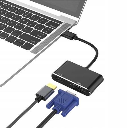 KONWERTER USB 3.0 do HDMI + VGA ADAPTER KARTA GRA
