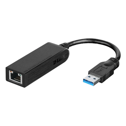 D-Link USB 3.0 Gigabit Ethernet Adapter DUB-1312	 USB