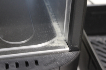 SALE OUT. Midea MAD1100DADK Air fryer digital,Two-zone cavity, 6.4L + 4.4L | Midea Two Zone Airfryer | MAD1100DADK | Power 1850 W | Capacity 4.4/6.4 L | Rapid Air technology | Black | USED, DIRTY, SCRATCHED ON TOP