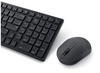 Dell | Silent Keyboard and Mouse | KM555 | Keyboard and Mouse Set | Wireless | Russian (QWERTY) | Black | 2.4 GHz, Bluetooth 5.1 | Wireless connection