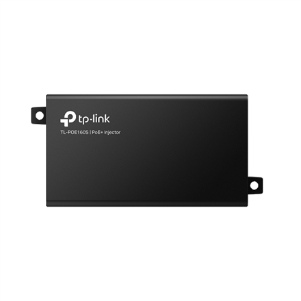 TP-LINK PoE+ Injector Adapter TL-POE160S 10/100/1000 Mbit/s Ethernet LAN (RJ-45) ports 1x10/100/1000Mbps RJ45 data-in port, 1x10/100/1000Mbps RJ45 power and data-out port