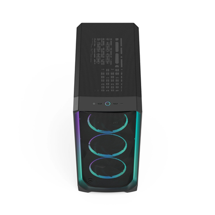 Fractal Design Meshify 3 | Ambience Pro RGB Black TG Light Tint | ATX | Power supply included No