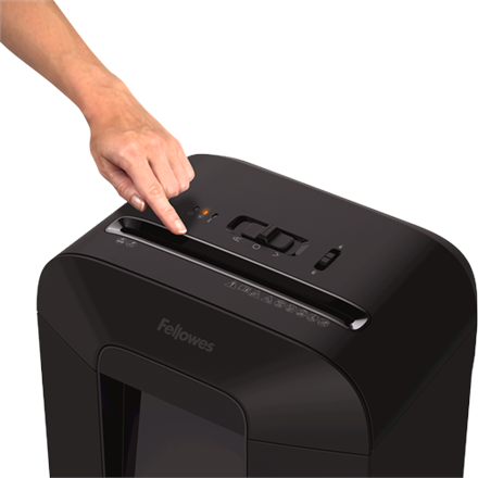 Fellowes Cross-Cut LX85 Black Paper shredding Credit cards shredding Traditional