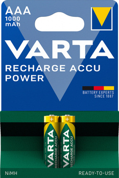AKUMULATORY VARTA R3 1000 mAh RECHARGE ACCU POWER 2szt