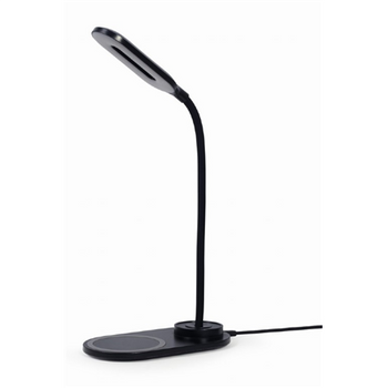 Gembird Desk lamp with wireless charger (black + white) TA-WPC10-LED-01-MX 10 W 2893-7072 K LED lamp 5 V 2 pcs