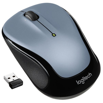 Logitech Mouse M325s Wireless Light Silver Wireless, Optisch, 1000 dpi, 3 Tasten