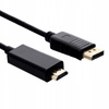 Kabel DISPLAY PORT do HDMI 1,8M DP DisplayPort 4K