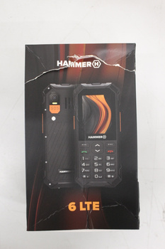 SALE OUT. HAMMER 6 LTE (Black) Dual SIM 2.4" IPS 240x320/128MB/48MB RAM/SD Card/4G LTE | Hammer 6 LTE | Black | 2.4 " | IPS | 48 MB | 128 MB | Dual SIM | Nano SIM | 3G | Bluetooth | 2.1 | USB version Type-C | Built-in camera | Main camera resolution 2 MP