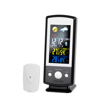 Mesko MS 1177 Weather station Black Colorful Digital Display