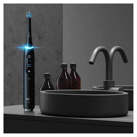 Oral-B Electric Toothbrush iO10 Series Rechargeable, For adults, Number of brush heads included 1, Cosmic Black, Number of teeth brushing modes 7