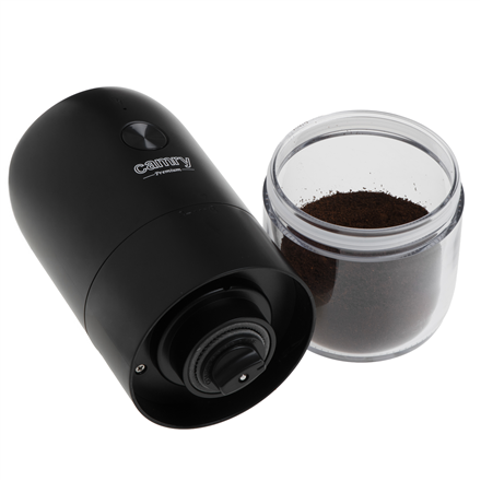 Camry Cordless USB Electric Coffee Grinder | CR 4302 | 25 W | Coffee beans capacity 25-30 g | Black
