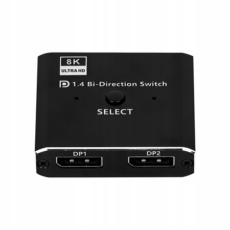 SWITCH DISPLAYPORT 2x1 SPLITTER 1x2 ROZDZIELACZ 8K