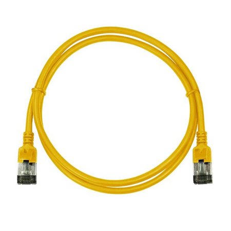 Kabel LAN U/FTP (Patchkabel) SLIM CAT6 1m yellow