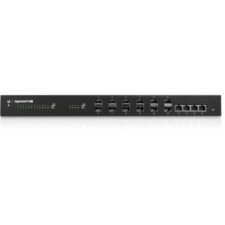 Ubiquiti | EdgeSwitch | ES-16-XG | Web managed | Rackmountable | 10/100 Mbps (RJ-45) ports quantity 1 | Gigabit Ethernet (copper) ports quantity 4 | SFP+ ports quantity 12 | Passive PoE ports quantity 5