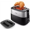 Philips Toaster HD2517/90 Daily Collection Power 830 W Number of slots 2 Housing material Plastic Black/Stainless Steel