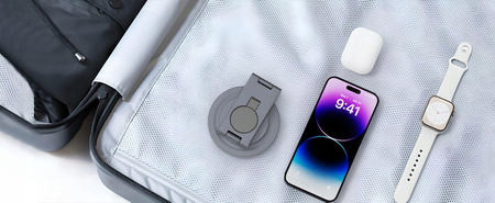 ŁADOWARKA INDUKCYJNA BEZPRZEWODOWA STACJA DOKUJĄCA 3w1 OBROTOWA 360° 20W