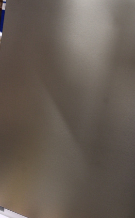 SALE OUT. Candy ECN2CQTEX186 Refrigerator, E, Freestanding, Combi, Height 185cm, Fridge net 235 L, Freezer net 120 L, Inox | Candy DAMAGED PACKAGING, DENT SIDE ON BOTTOM, DENT ON DOOR