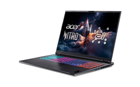 Acer | Nitro 18 AI AN18-61-R40J | Obsidian Black | 18 " | IPS | WQXGA | 2560 x 1600 pixels | AMD Ryzen AI 7 | 350 | 16 GB | DDR5 | Solid-state drive capacity 1000 GB | NVIDIA GeForce RTX 5070 | GDDR7 | 8 GB | Windows 11 Home | 802.11ax | Bluetooth version