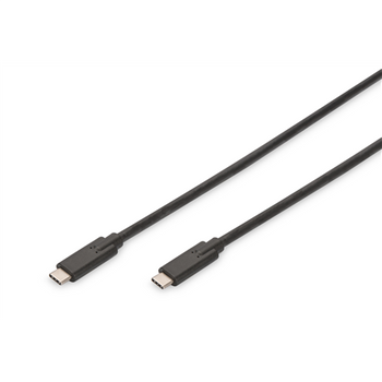 Digitus USB Type-C Connection Cable AK-300139-010-S USB Male 3.1 Gen 2 (Type C), USB Male 3.1 Gen 2 (Type C), Black, 1 m