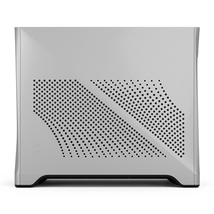 Fractal Design Era 2 Mini-ITX Gehäuse, Walnussholz-Panel – Silber